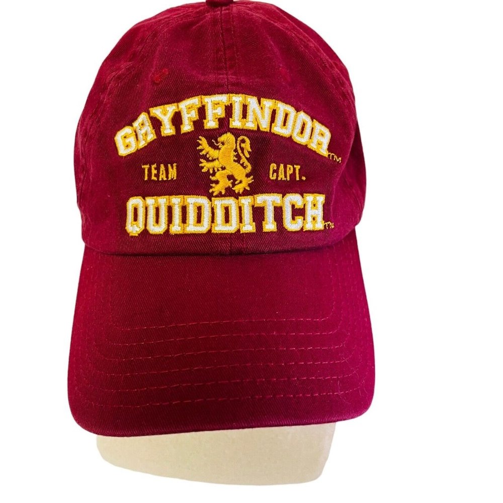 Harry Potter Gryffindor Quidditch Dad Hat Hogwarts House Relaxed‎ Adjustable